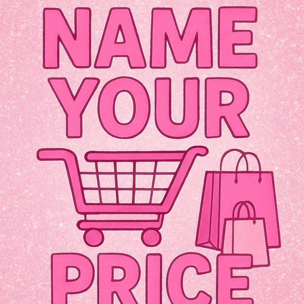 Name your price deal🛍️🏷️